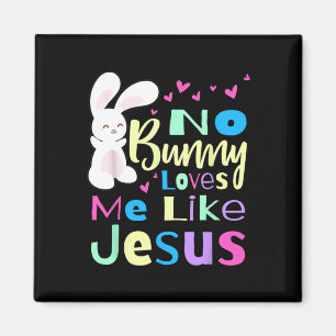 Íman Não Bunny me ama Jesus me ama Páscoa