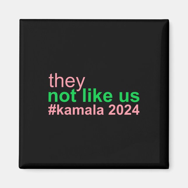 Íman Não Como Nós, Kamala 2024, Votamos Harris Para Pre (Frente)