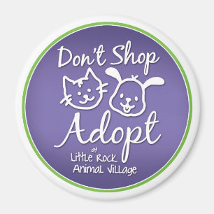 Íman "Não comprar, não adote" o ímã