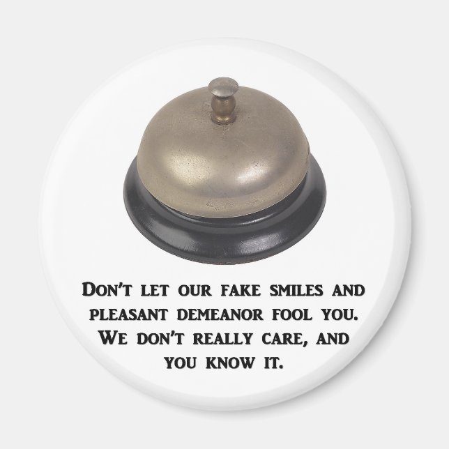 Íman não-deixe-o-fingir-sorrisos-e-prazeroso-humor (Frente)