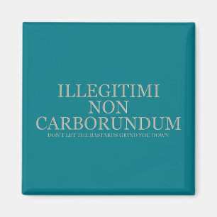 Íman Não deixe os bastardos mmoê-lo para baixo - luz