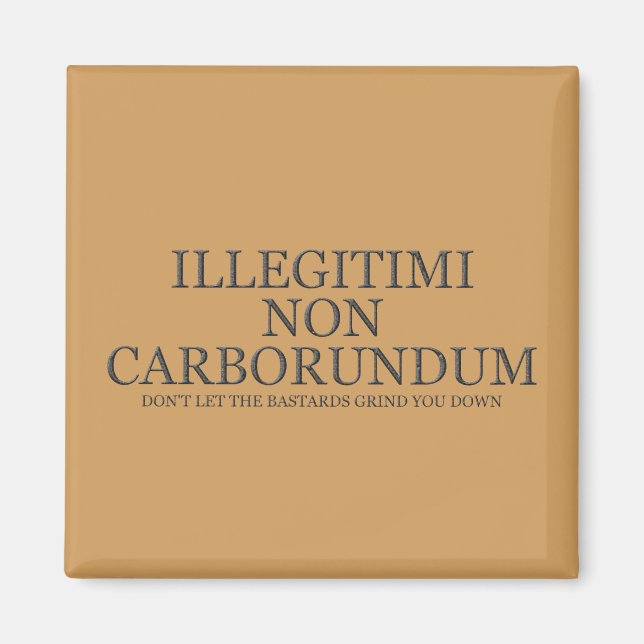 Íman Não deixe que os bastardos te movam - Escuro (Frente)