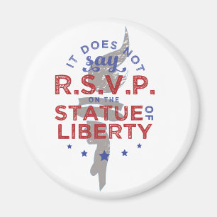 Íman Não diz RSVP na Estátua da Liberdade