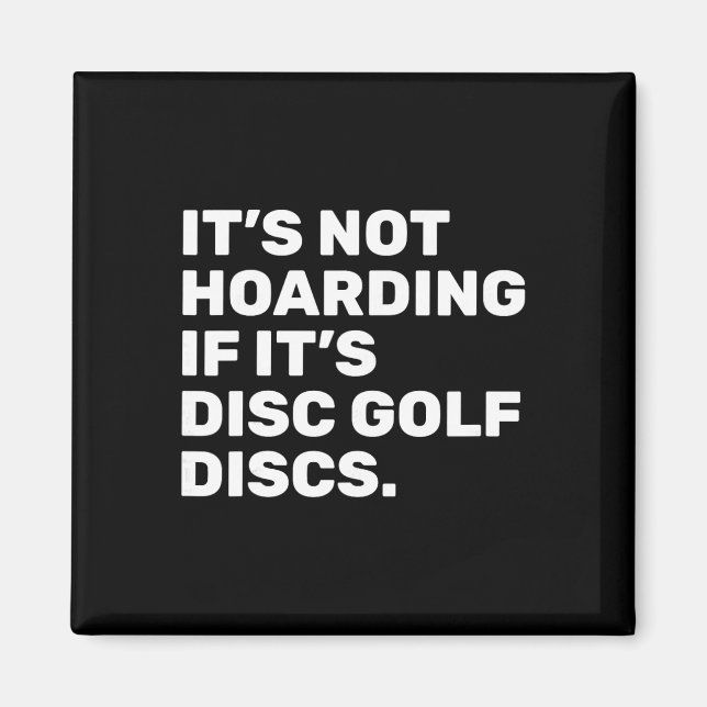 Íman Não é Acumulação Se São Discos de Disc Golf Engraç (Frente)