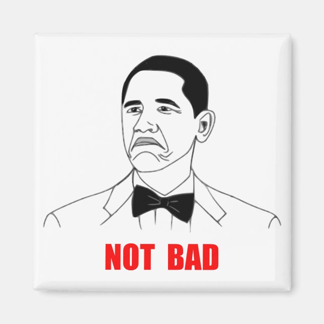 Íman Não é Barack Obama Rage Face Meme (Frente)