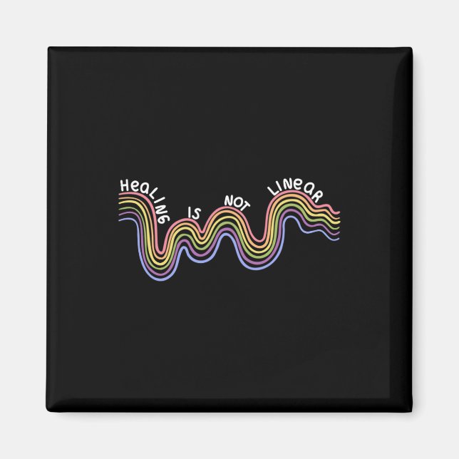 Íman Não é consciência mental linear Arco-Íris (Frente)