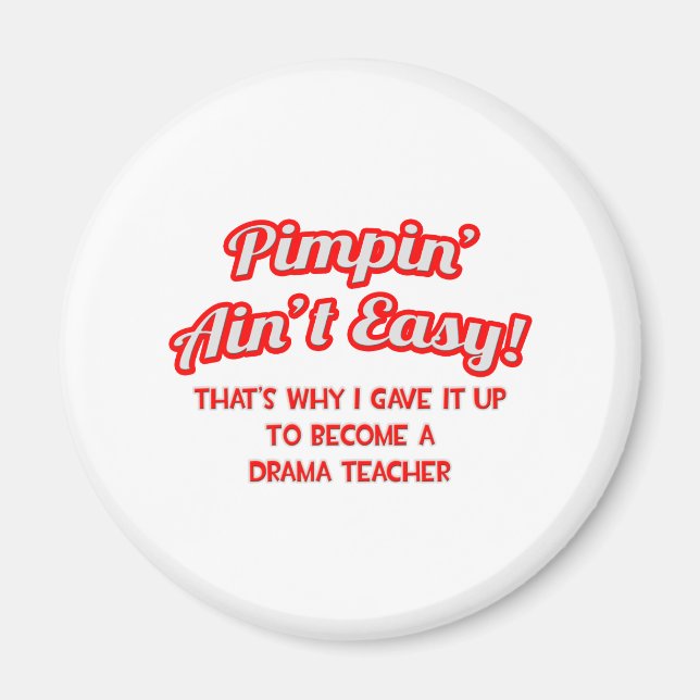 Íman Não é fácil. Professor de Drama (Frente)