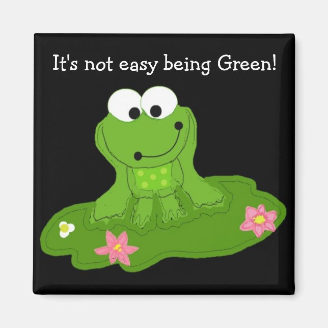 Íman Não é fácil ser verde (Frente)