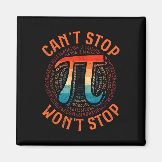 Íman Não É Possível Parar Pi Wont Interromper Pi Day Vi (Frente)