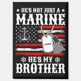 Íman Não é só um fuzileiro. Ele é meu irmão Patriótico 