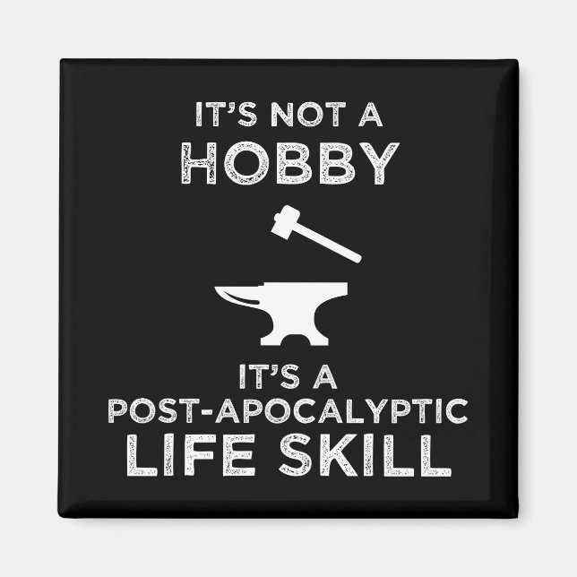 Íman Não é um ferreiro engraçado de hobby (Frente)