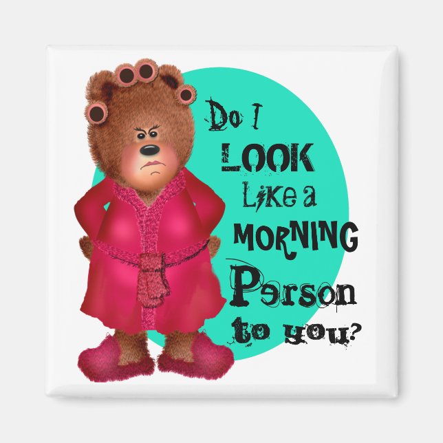 Íman Não é uma Pessoa da Manhã (Frente)