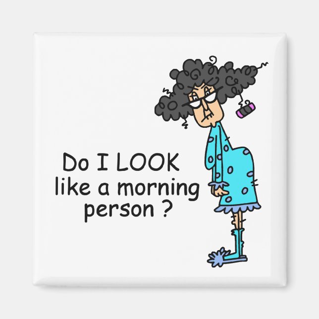 Íman Não É Uma Pessoa Da Manhã (Frente)