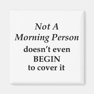 Íman Não É Uma Pessoa Da Manhã