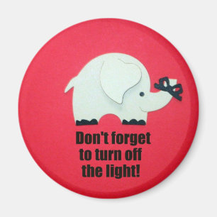 Íman Não esqueça desligar a luz!