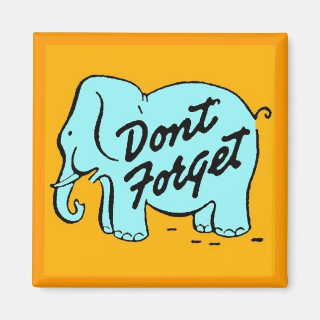 Íman Não Esqueça o Magnet (Frente)