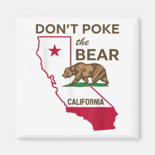 Íman Não faça cocô no urso na República da Califórnia