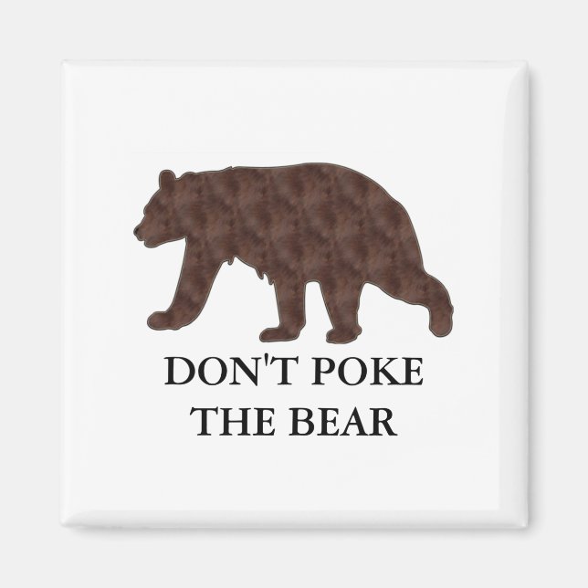 Íman Não Faça O Urso  (Frente)