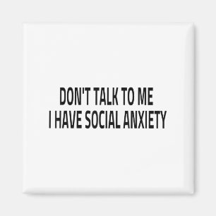 Íman Não Fale Comigo Eu Tenho Ansiedade Social Introver
