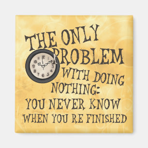 Íman Não fazendo nada