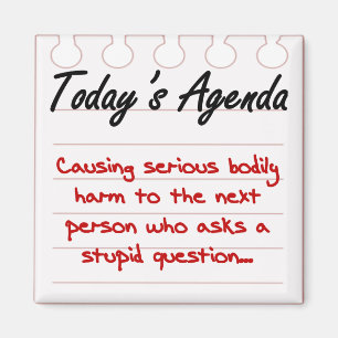 Íman Não fazer perguntas estúpidas