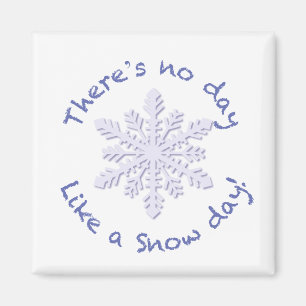 Íman Não há dia como um dia de neve!