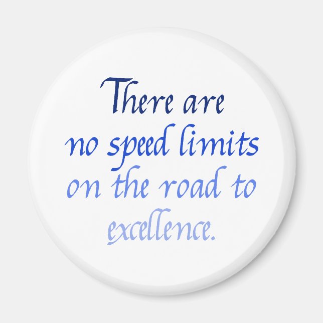 Íman Não há limites de velocidade (Frente)