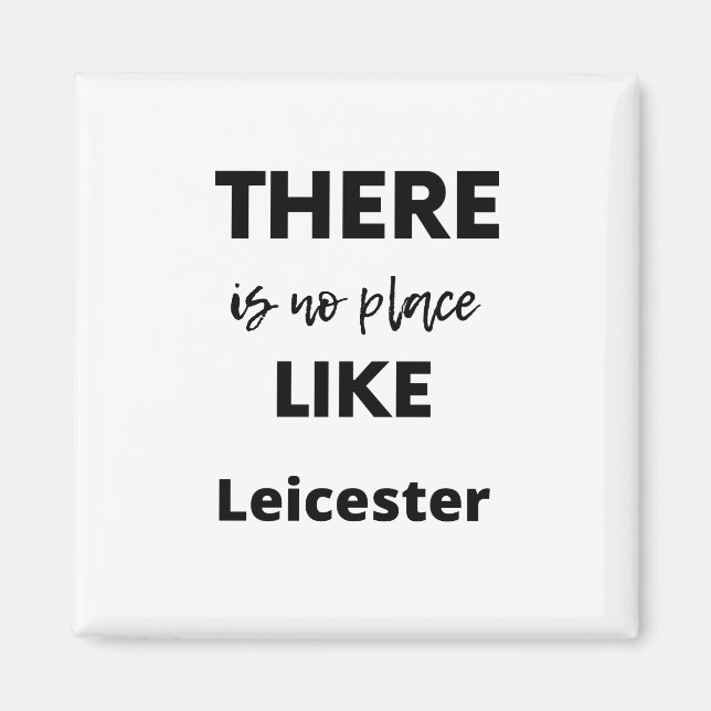 Íman não há lugar como Leicester (Frente)