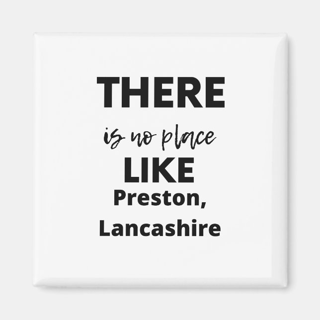 Íman não há lugar como Preston, Lancashire (Frente)