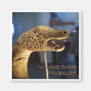 Íman Não há museu de navio viking. Posto de Cabeça A