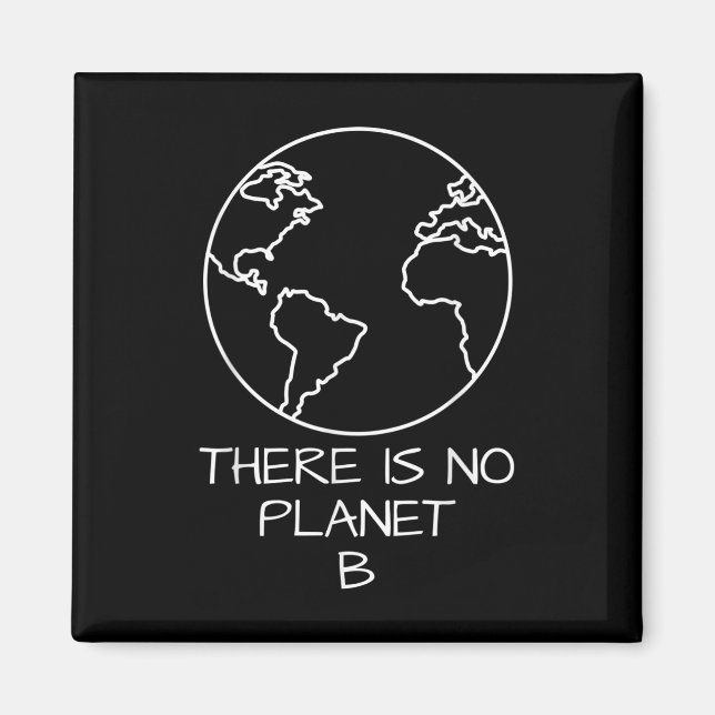 Íman Não Há Plástico De Conservação Natural Do Planeta  (Frente)