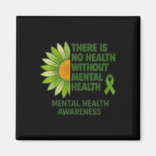 Íman Não Há Saúde Sem Saúde Mental Rib Verde