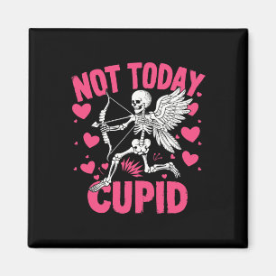 Íman Não Hoje Cupido Divertido Cupido Esqueleto Anti Va