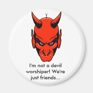Íman Não ímãs de um adorador de diabo