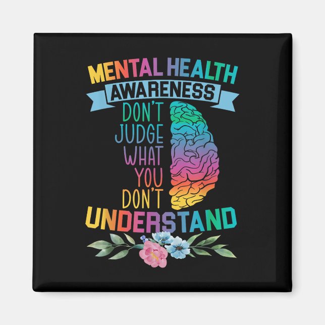 Íman Não Julgue O Que Não Entende De Hea Mental (Frente)