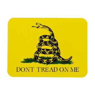Íman Não lance a bandeira americana Gadsden