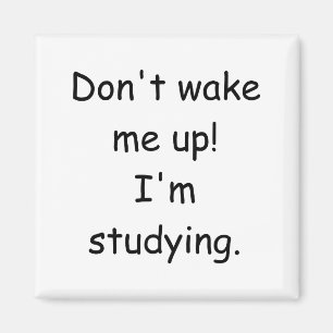 Íman Não Me Acordem Estou Estudando 