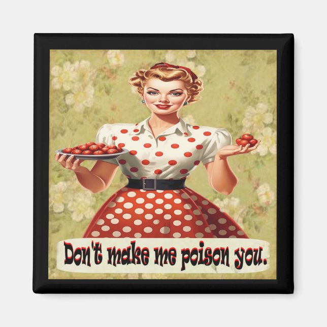 Íman Não me faça envenenar seu imã (Frente)