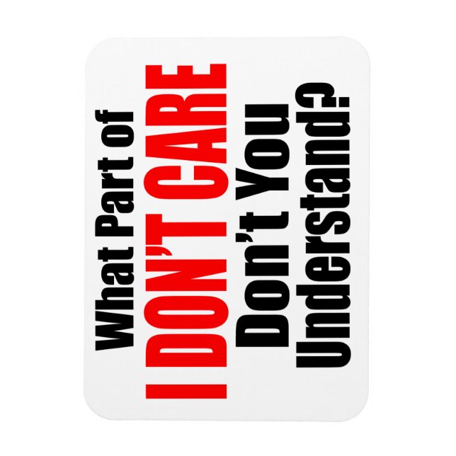 Íman Não me importo. (Vertical)