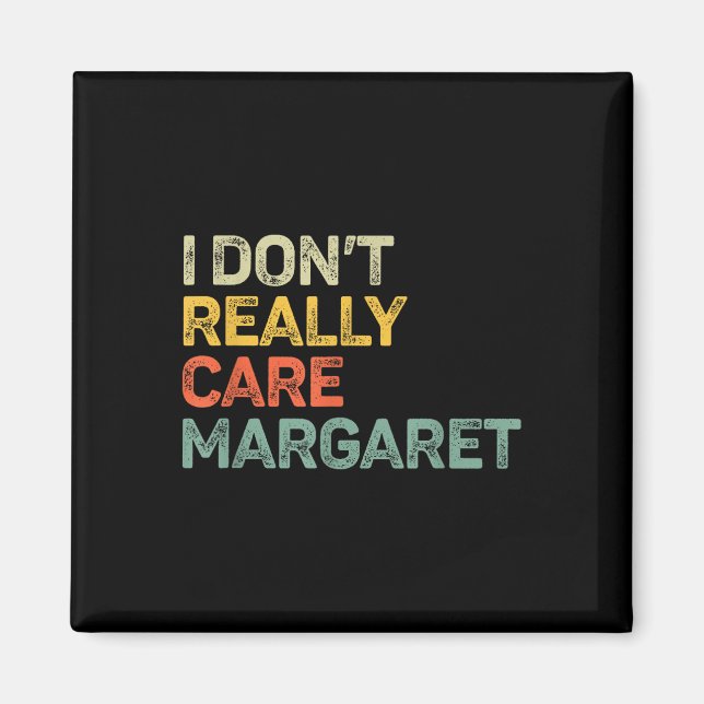 Íman Não Me Importo Com Margaret Jd Vance Engraçado (Frente)