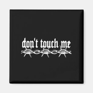 Íman Não Me Toque Arame Farpado Introvertido Arte Tatua