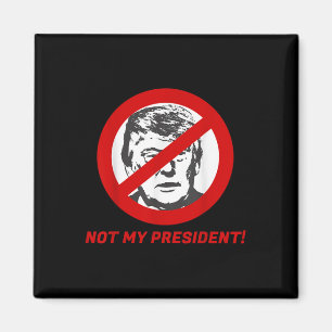 Íman Não Meu Presidente - Camisa Anti Donald Trump Para