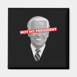 Íman Não Meu Presidente Joe Biden - Pro Donald Trump Po