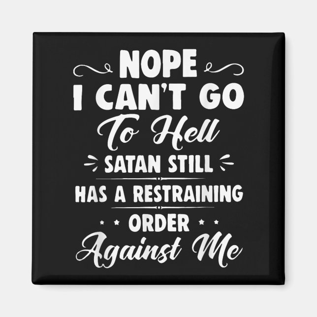 Íman Não, não posso ir para o inferno, Satanás ainda te (Frente)