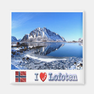 Íman NÃO - Noruega - Lofoten - LofotenBerg - I Love