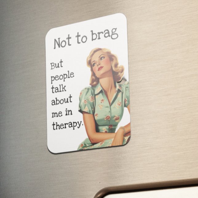 Íman Não para Brag Sarcastic House Dizendo (Criador carregado)