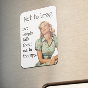 Íman Não para me gabar Dona de casa sarcástica Dizendo