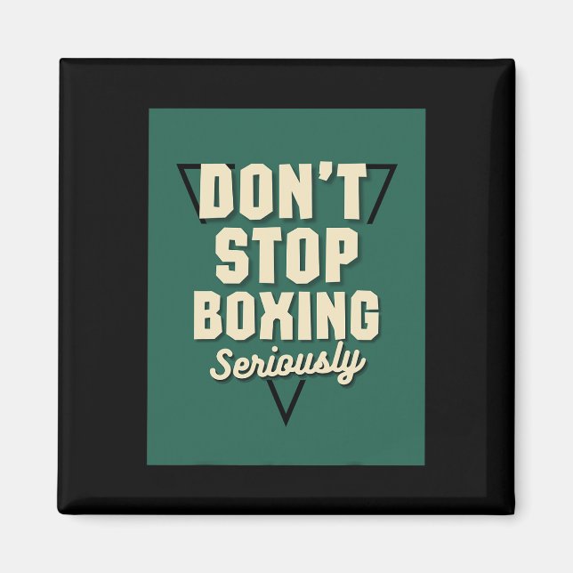 Íman Não Parar de Boxing (Frente)