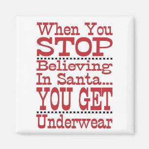 Íman Não Pare de Acreditar no Papai Noel