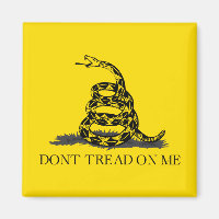Não pise em mim Bandeira Gadsden PRETA AMARELA